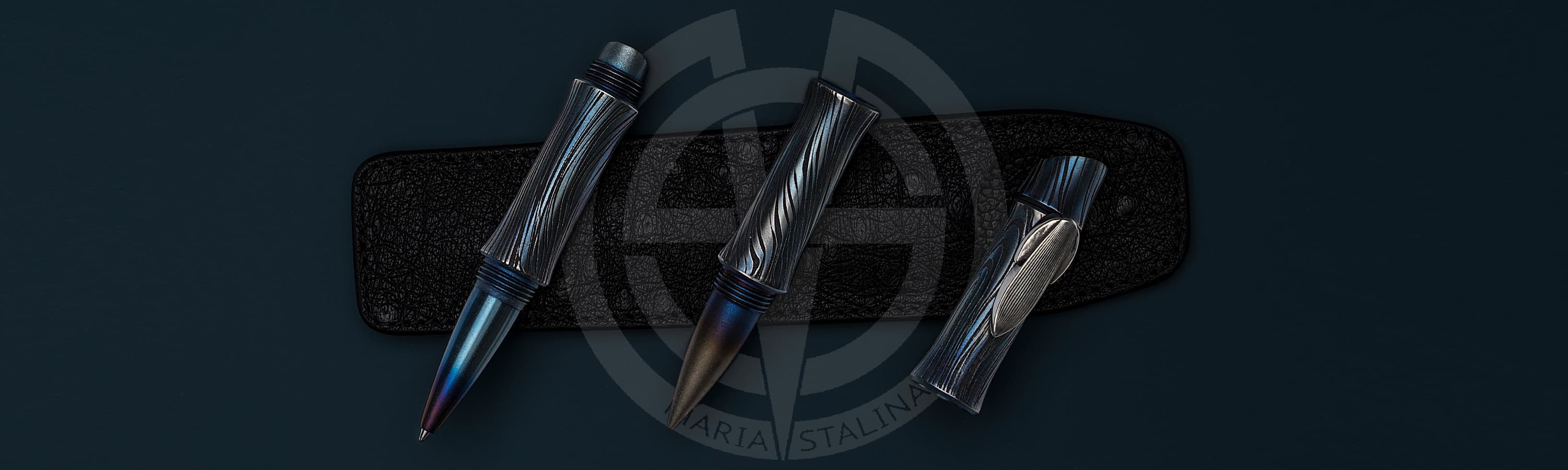 Камикадзе синяя тактическая ручка Streltsov P&A_2