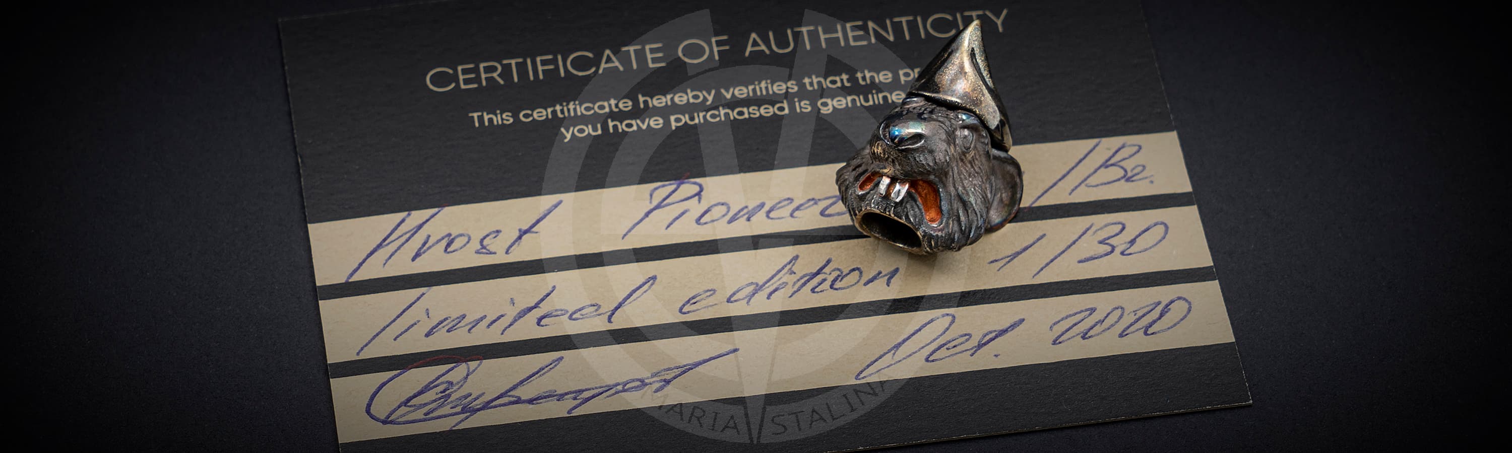 Lanyard bead Rat Pioneer Mad Russian Heads_5