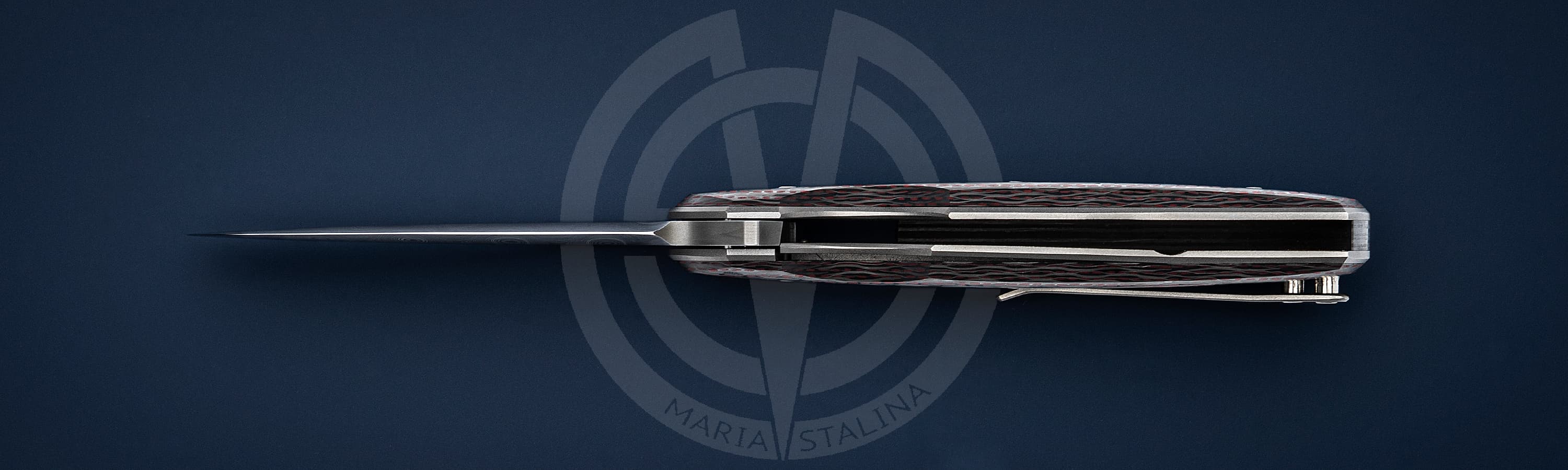 Guy Poggetti нож Mangaflip Damascus_2