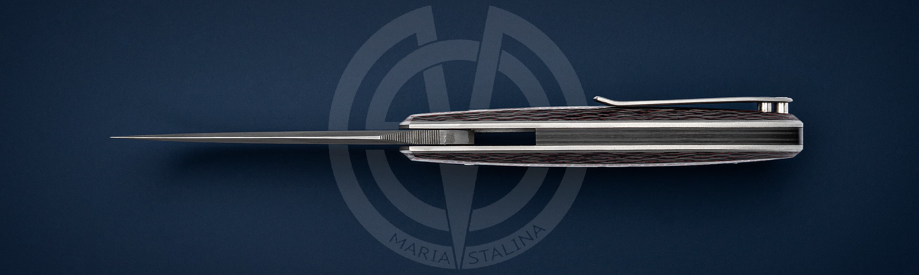 Guy Poggetti нож Mangaflip Damascus_3