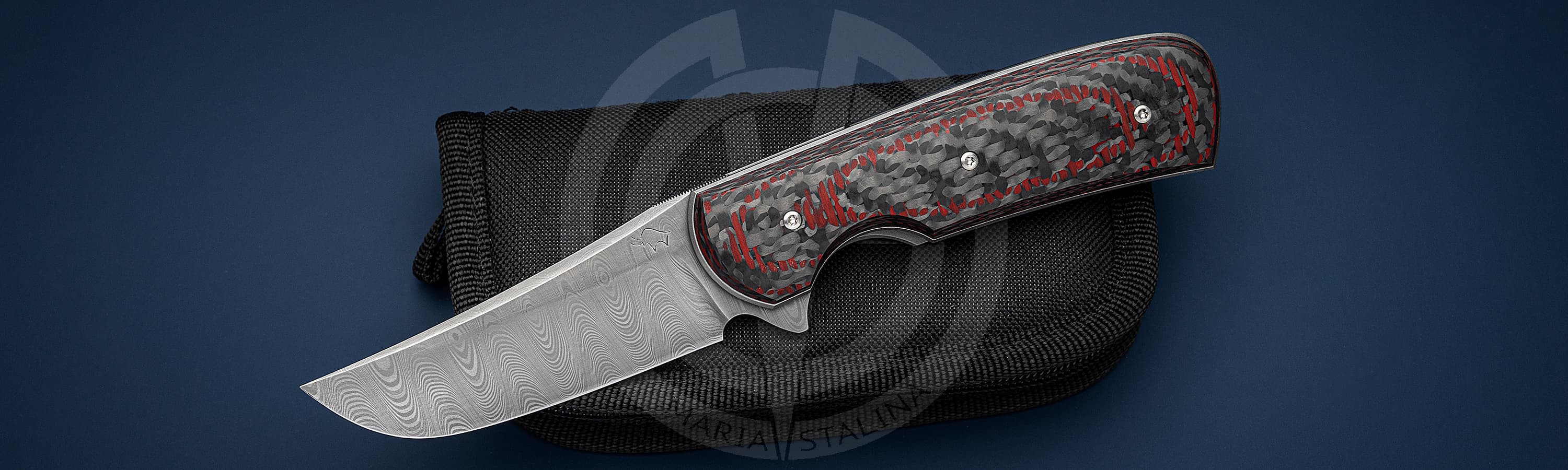 Guy Poggetti нож Mangaflip Damascus_6