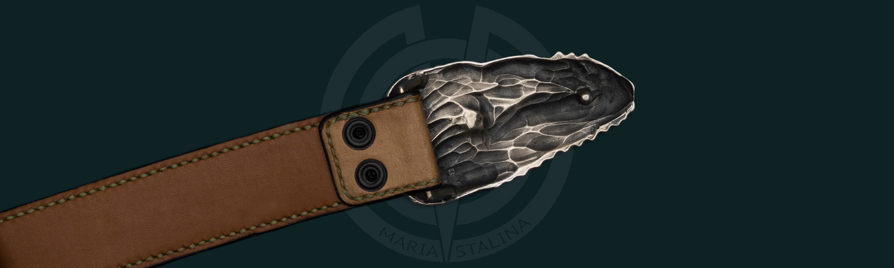 Кожаный ремень Ящерица Андрей Аввакумов_2