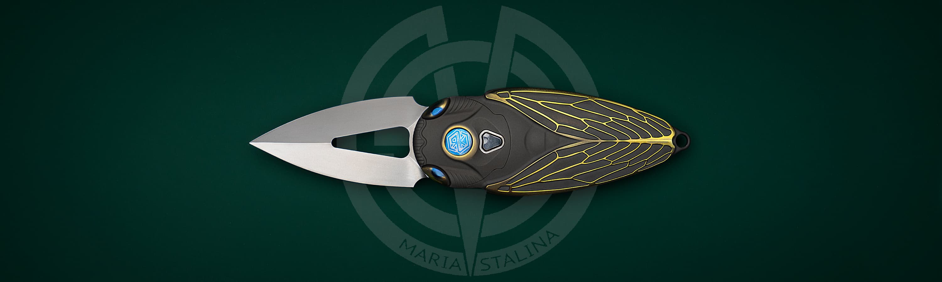 Rike Knife нож Cicada Dark Gray
