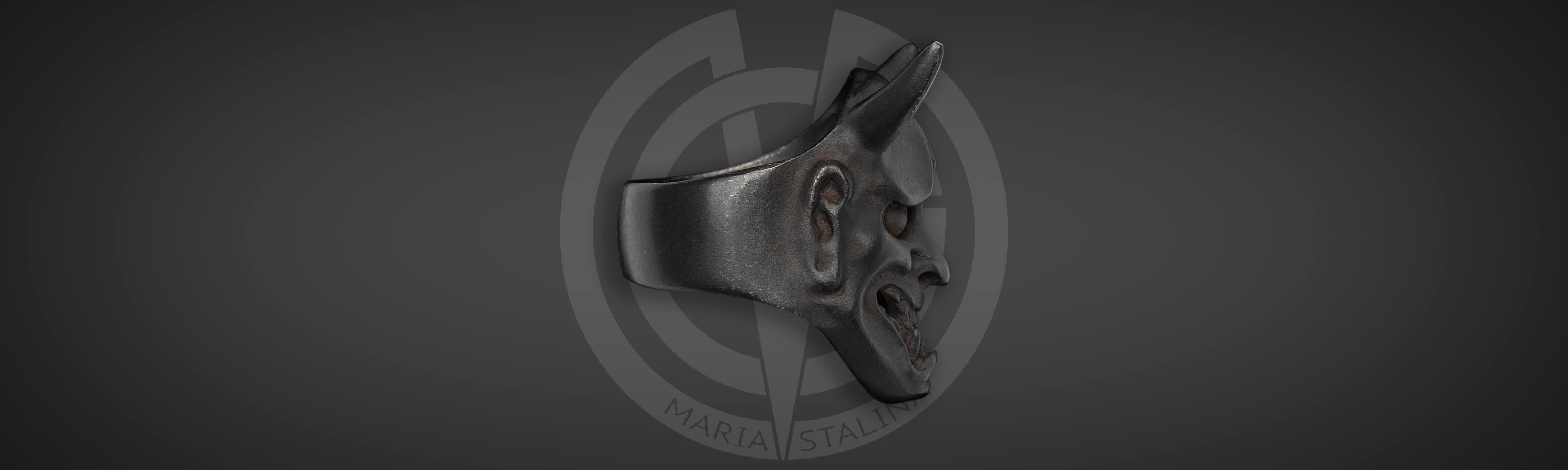 Hidetoshi Nakayama ring Hannya black_3