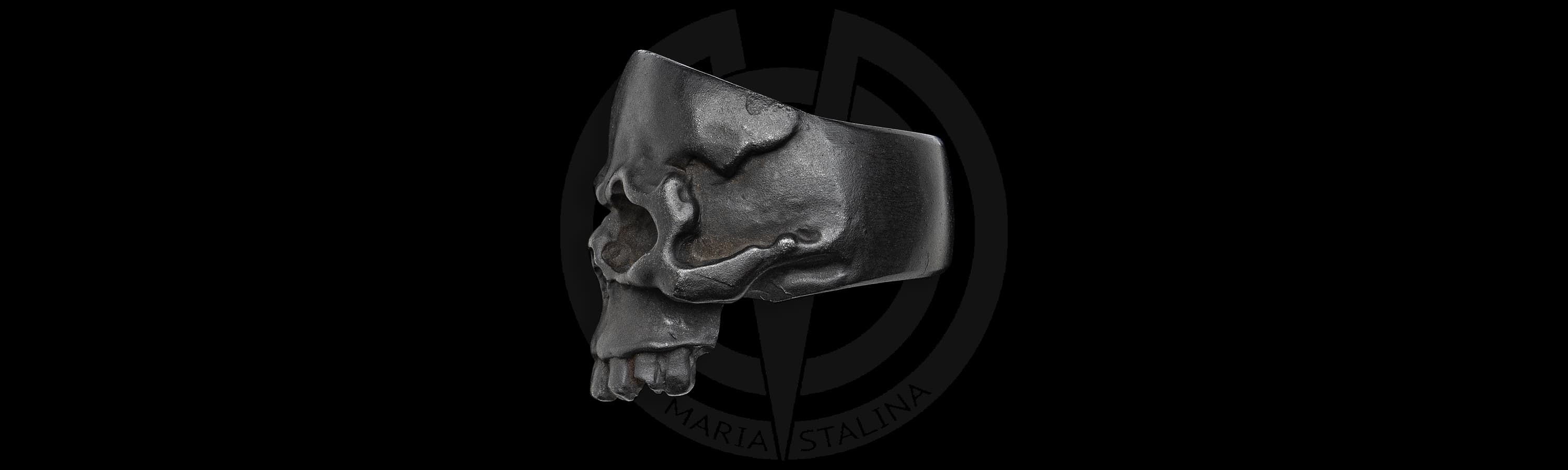 Hidetoshi Nakayama ring Skull black_3