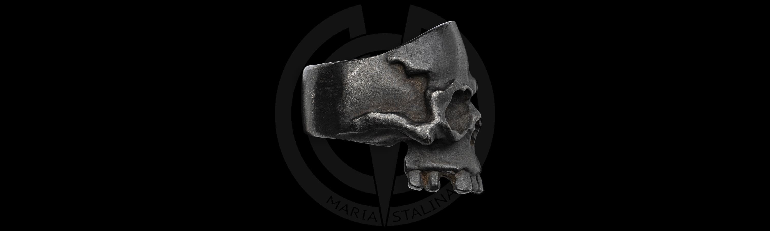 Hidetoshi Nakayama ring Skull black_4