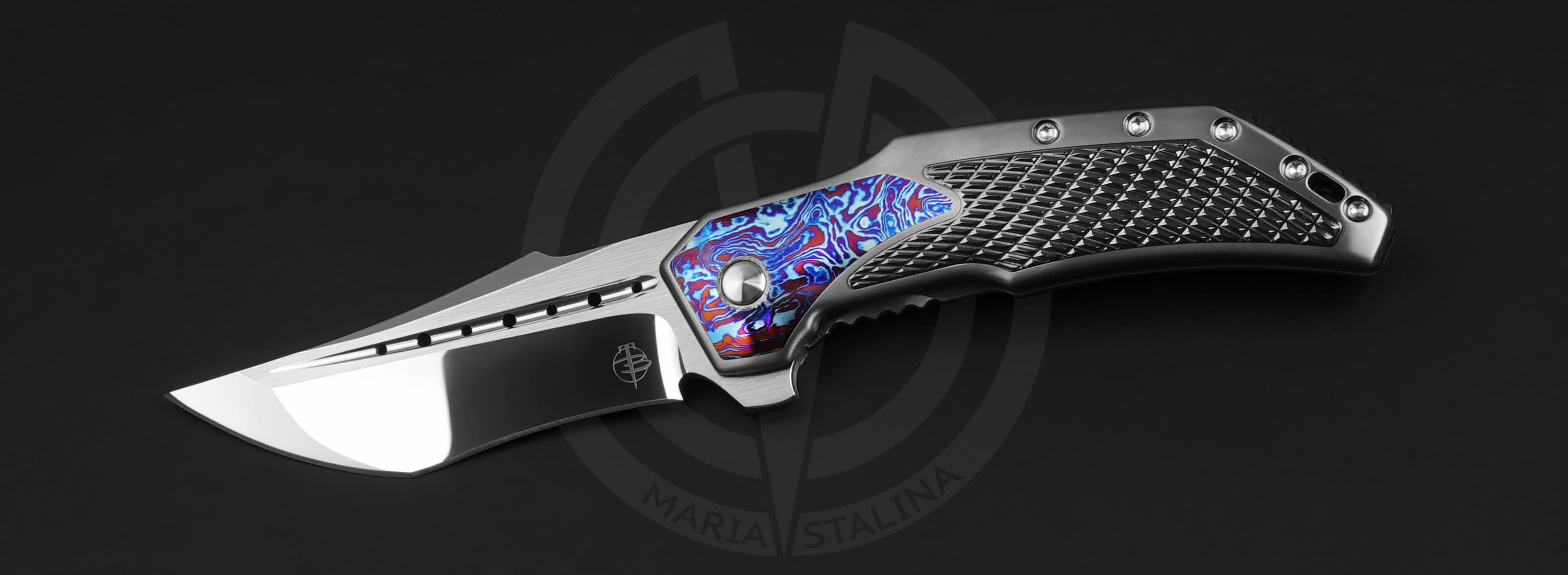 Begg Knives нож Astio Timascus больстер_6