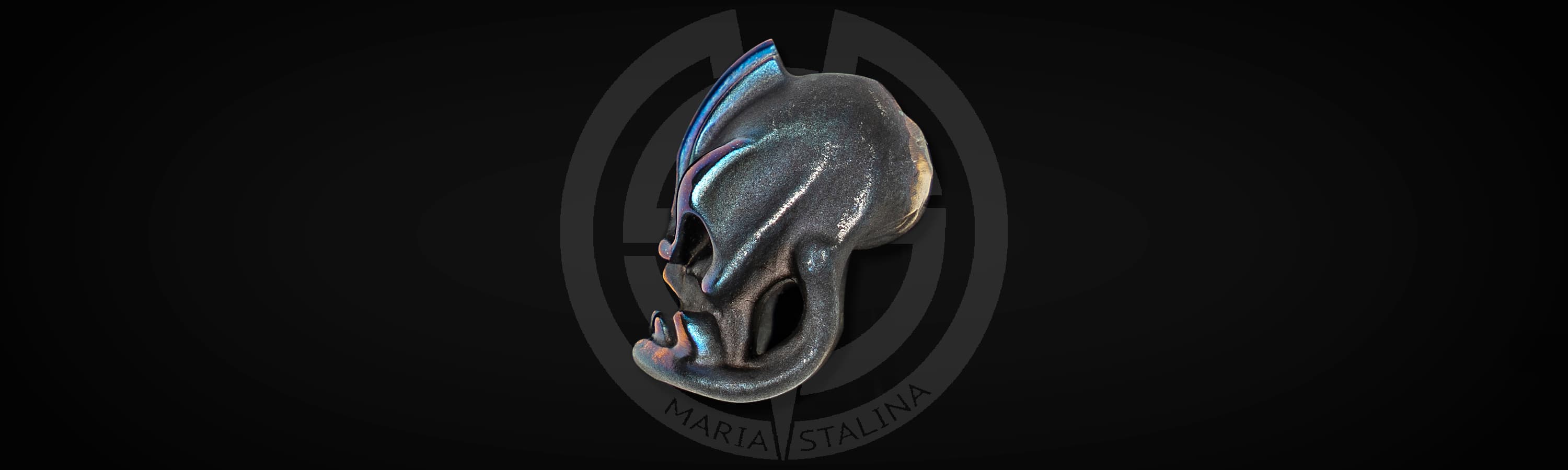 Темлячная бусина Starlingear MF кобальт 4121_2