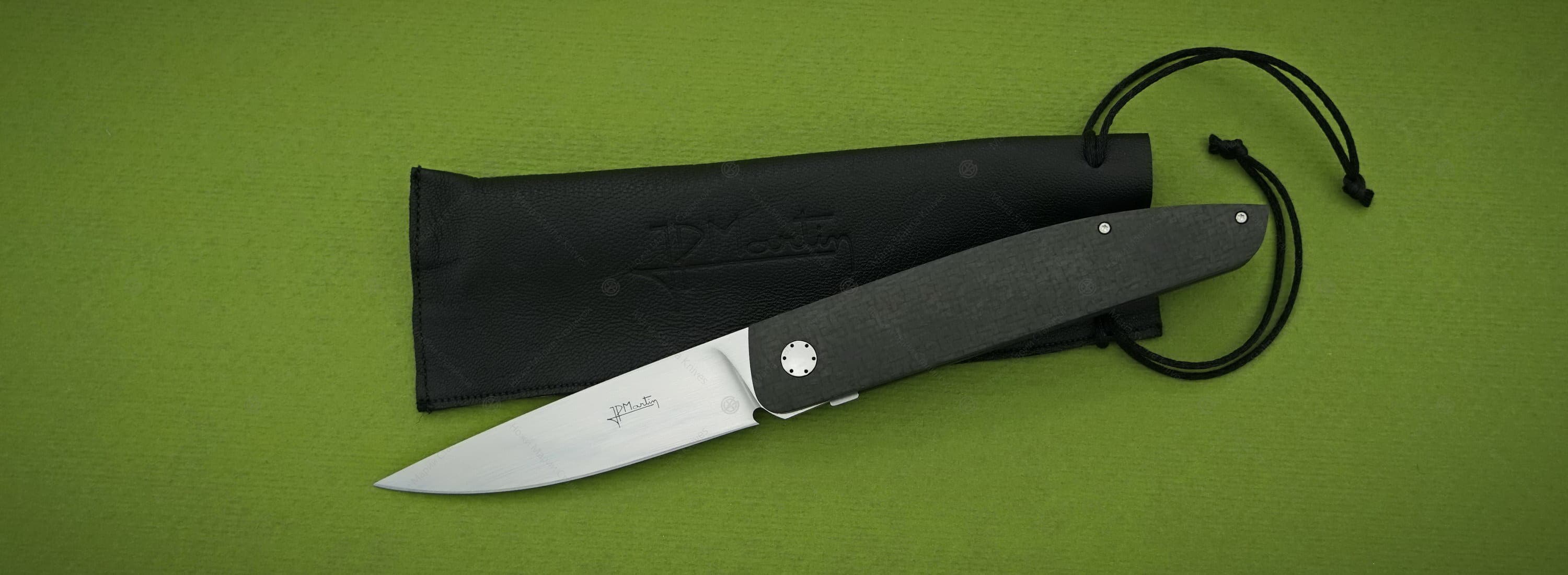 Jean-Pierre Martin нож City Black с клипсой_5