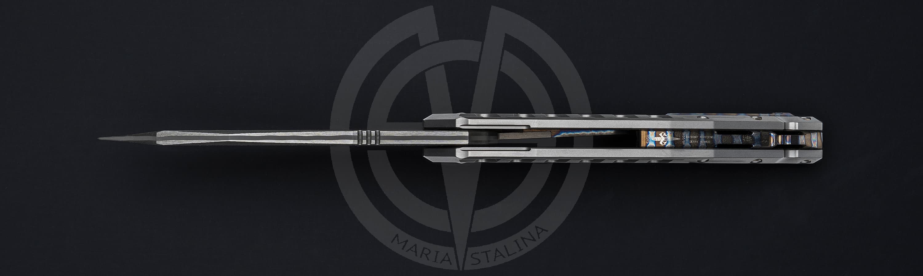 Marfione Custom Knives нож Sigil Metallic_3