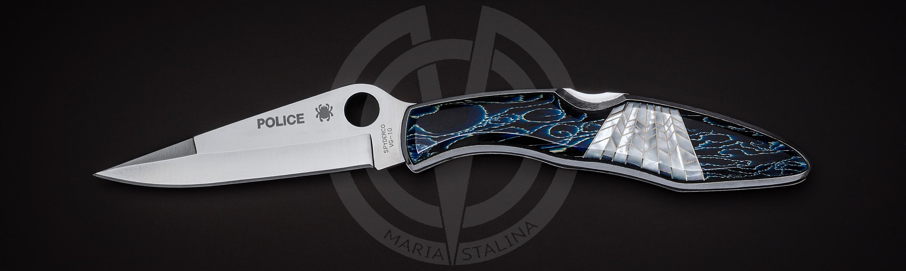 Spyderco нож Police Blue