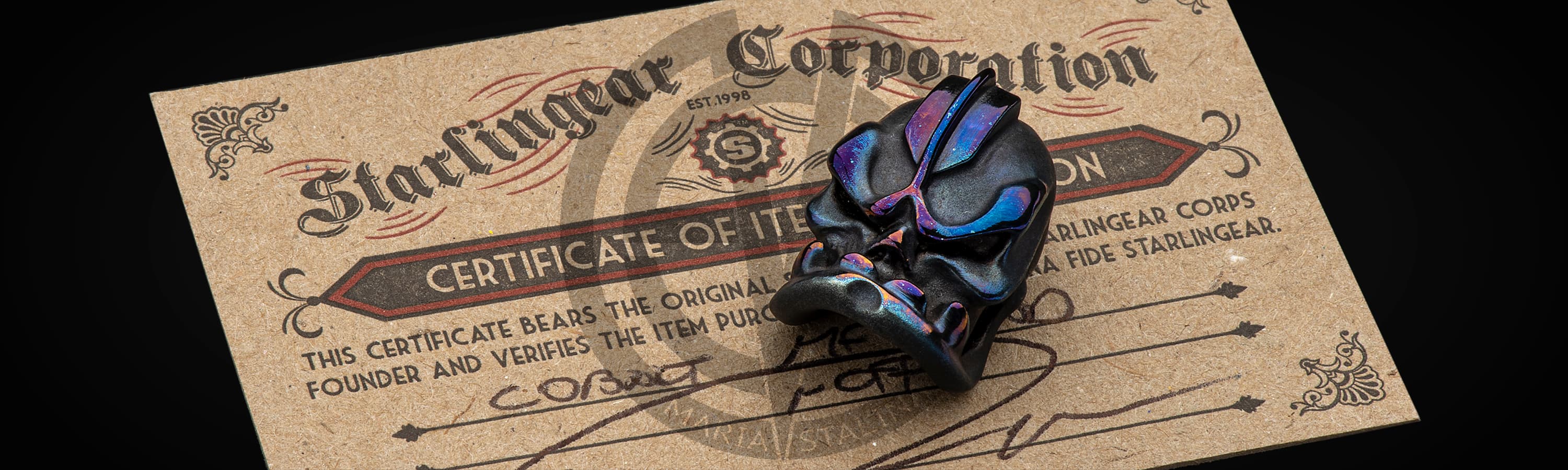 Темлячная бусина Starlingear MF кобальт 4121_4