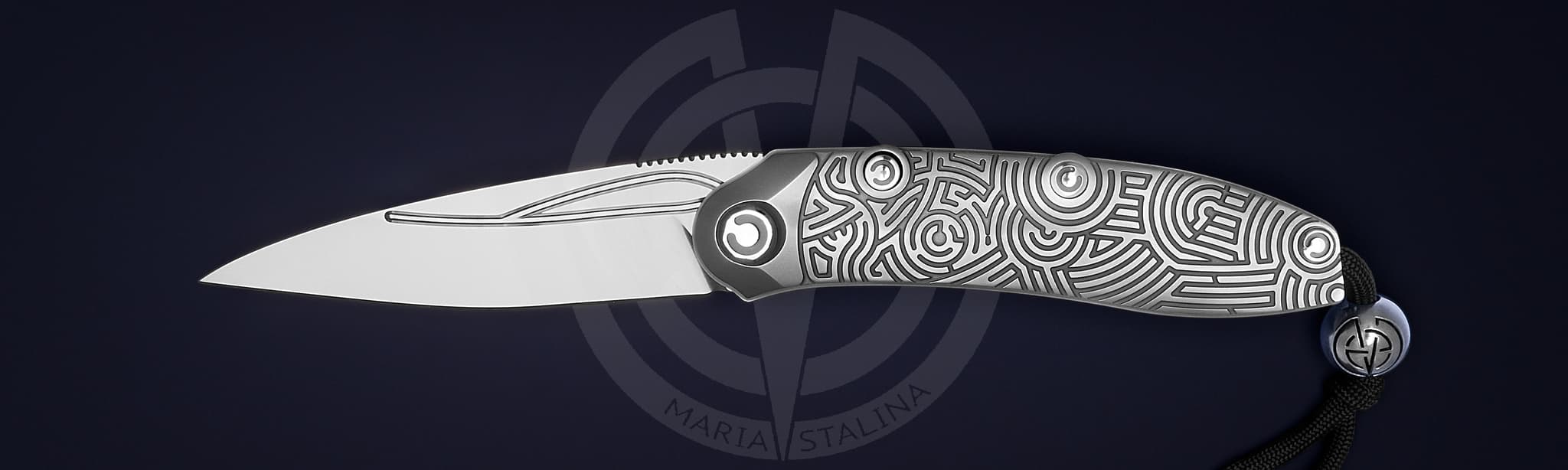 The knife Technoshaman A Proto 2/1 SiL Manufactory