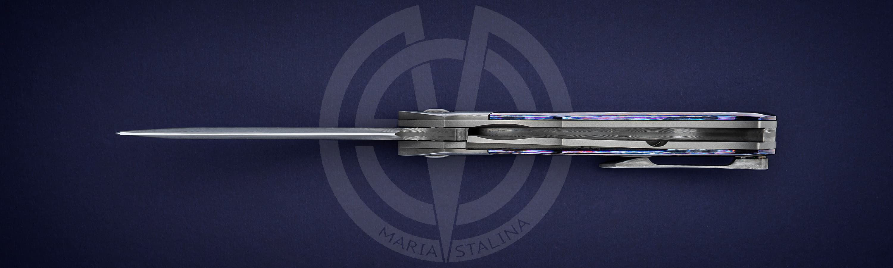 Black Snow Customs нож Whiplash San Mai_2