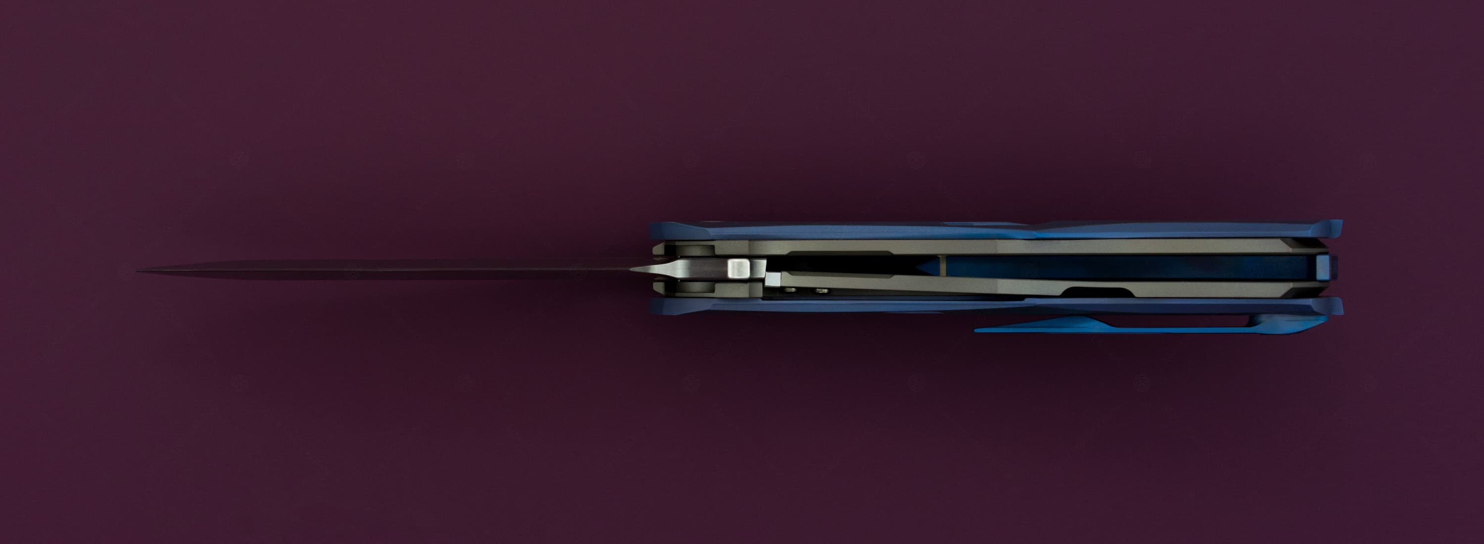 Custom Knife Factory (CKF) нож Decepticon-1 Blue_2