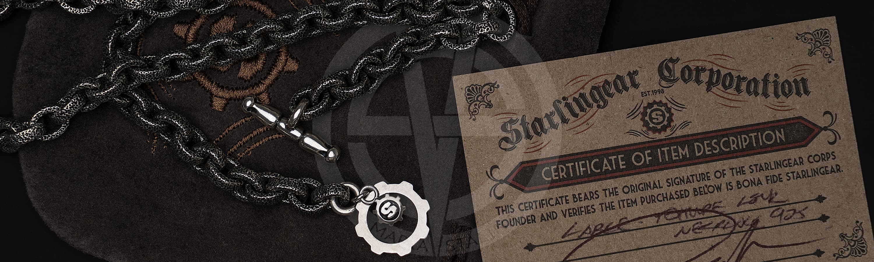 Цепочка Starlingear Large Plain Link Textured
