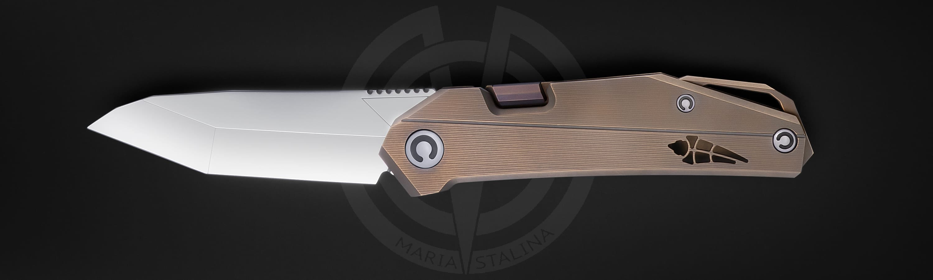 The knife Kalpa Run 2 BW/BR 2/5 SiL Manufactory