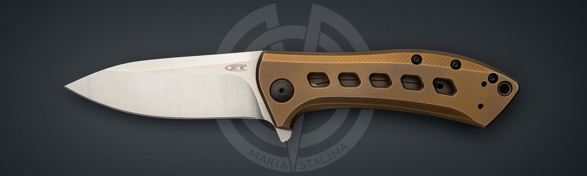 ZT нож 0801 Bronze