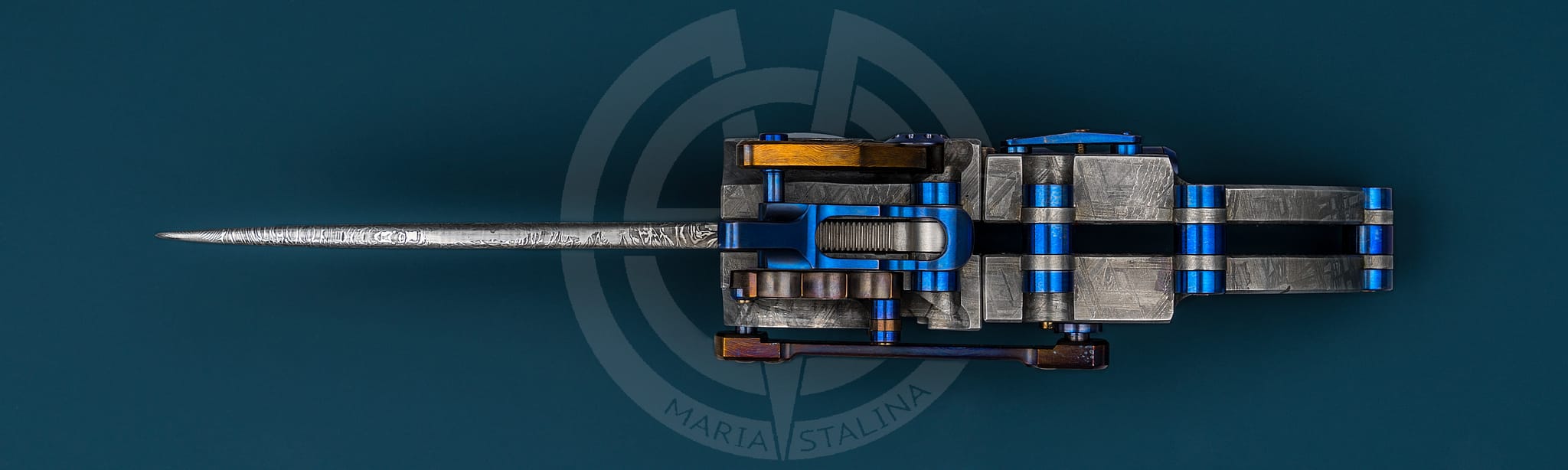 Stefan Steigerwald нож Steampunk Spall Electra_3