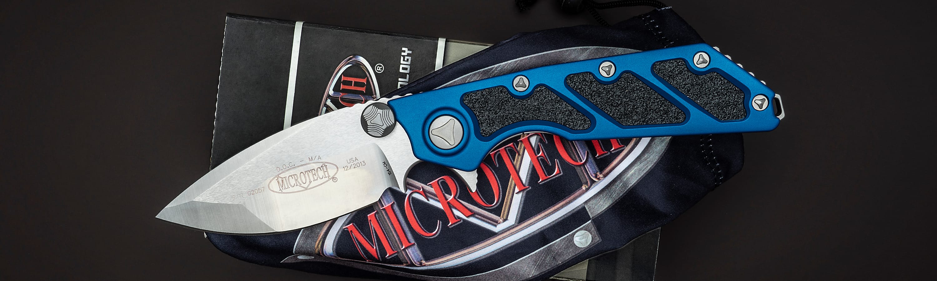 Microtech нож D.O.C. Blue_6