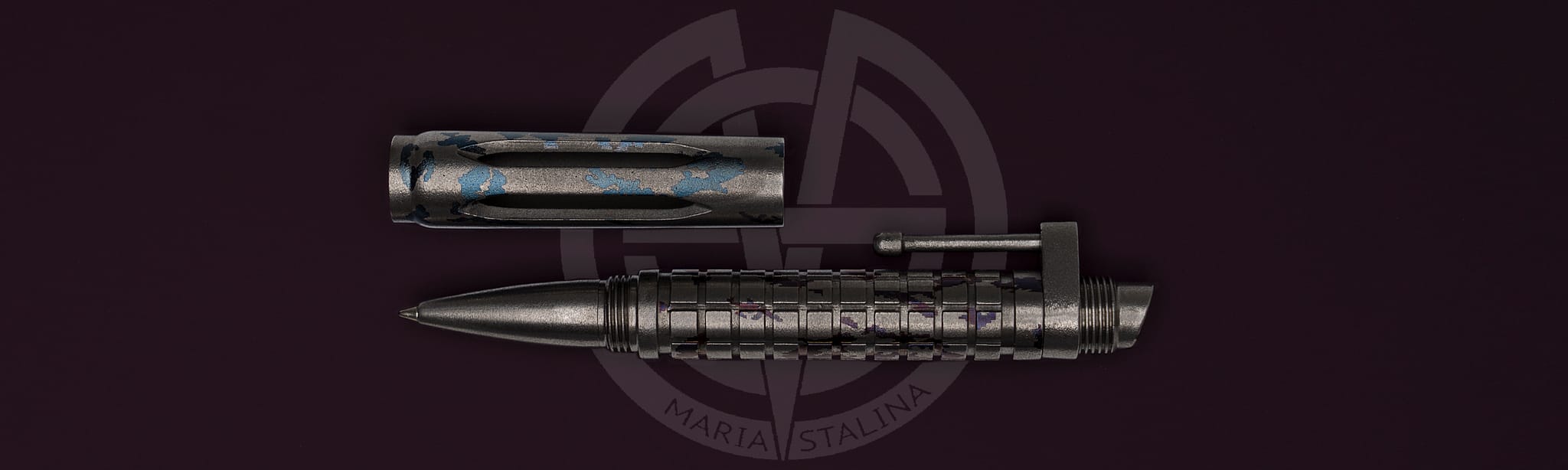 The Legend SVD blue tactical pen Streltsov P&A_2