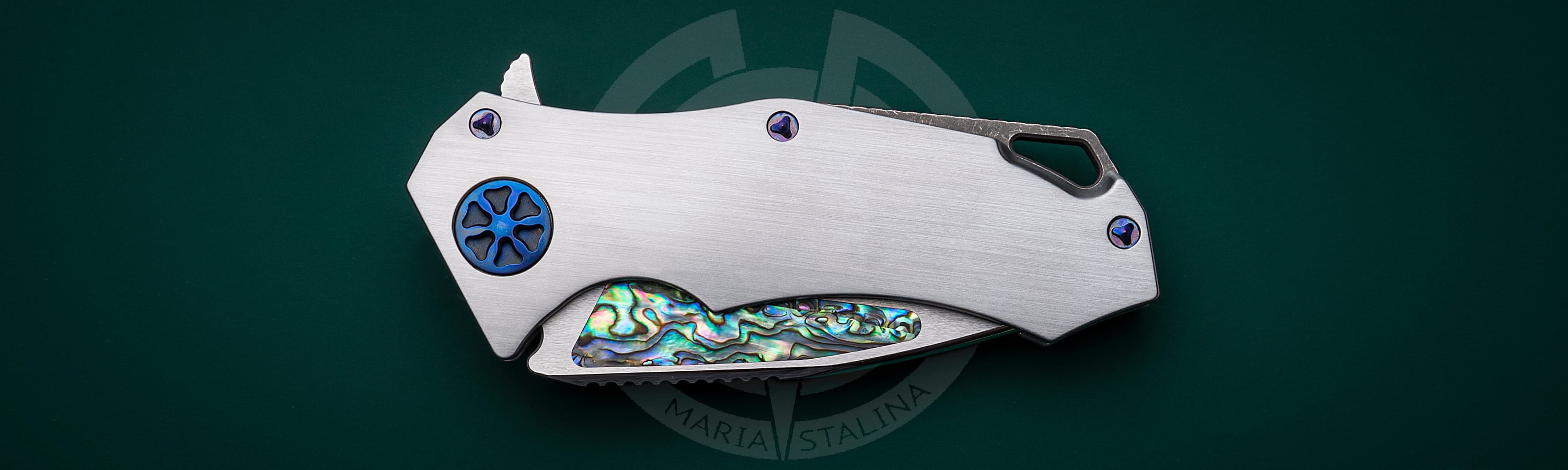 Marfione Custom Knives нож Starlord Abalone_4