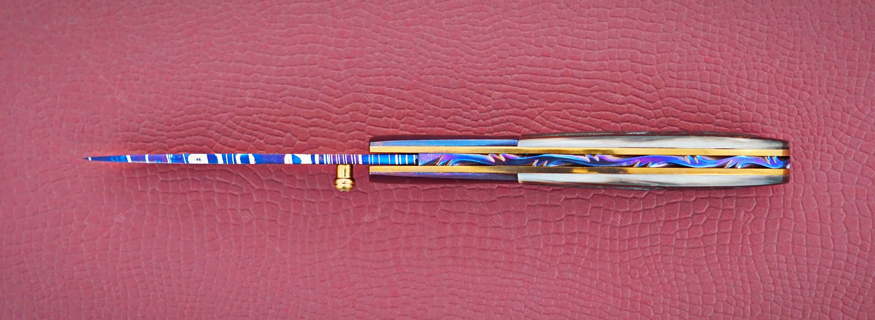 Stefan Steigerwald нож Steampunk Spall Electra_5