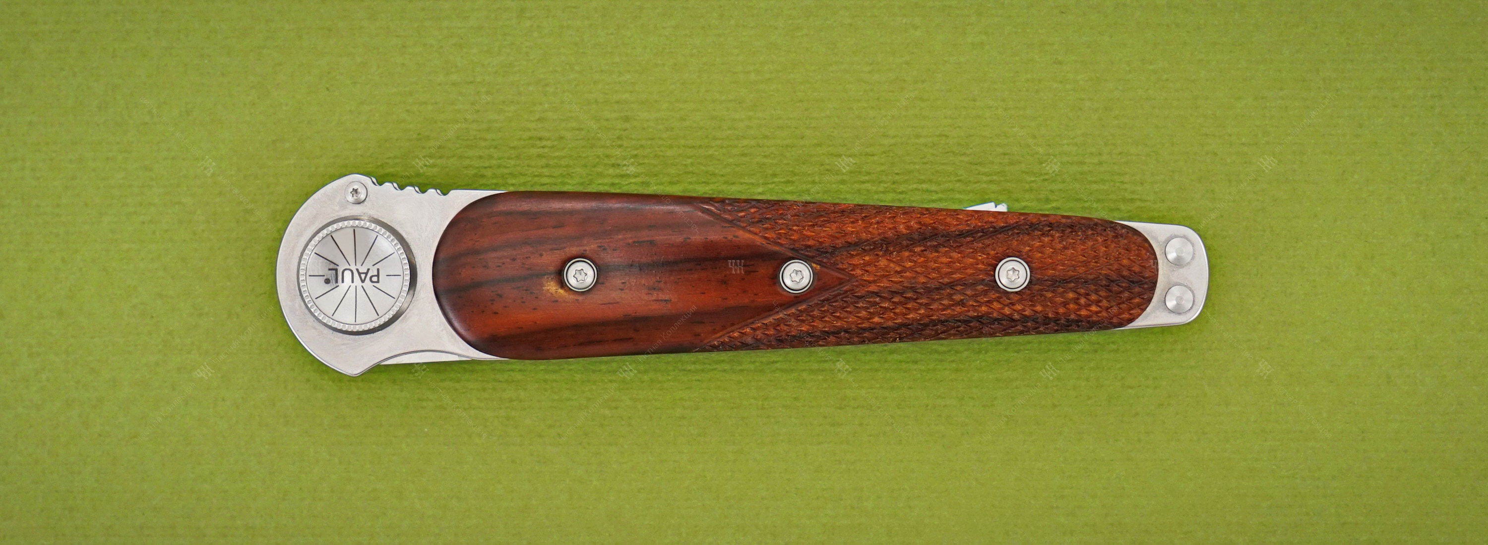 Lone Wolf Knives нож Paul Defender Brown_4