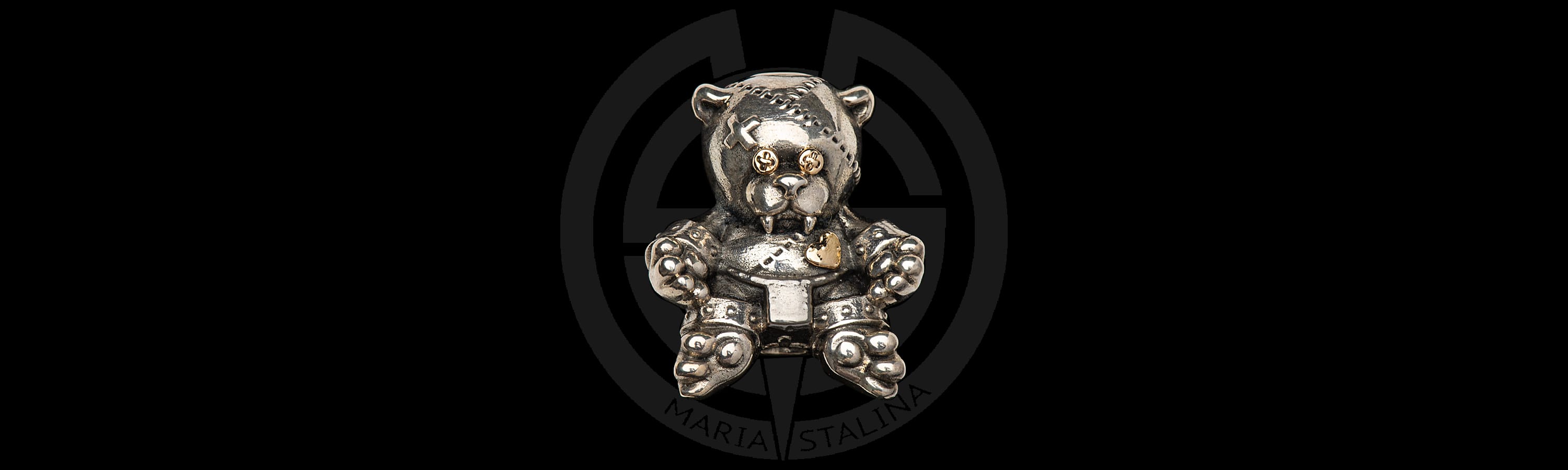 Bad Teddy подвеска (темлячная бусина) Streltsov P&A