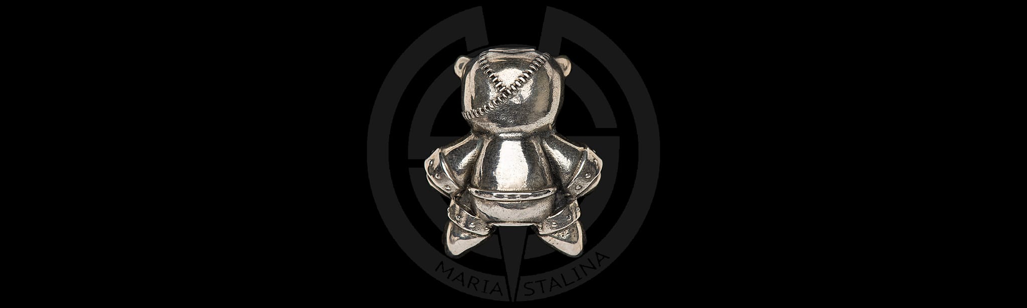 Bad Teddy подвеска (темлячная бусина) Streltsov P&A_1
