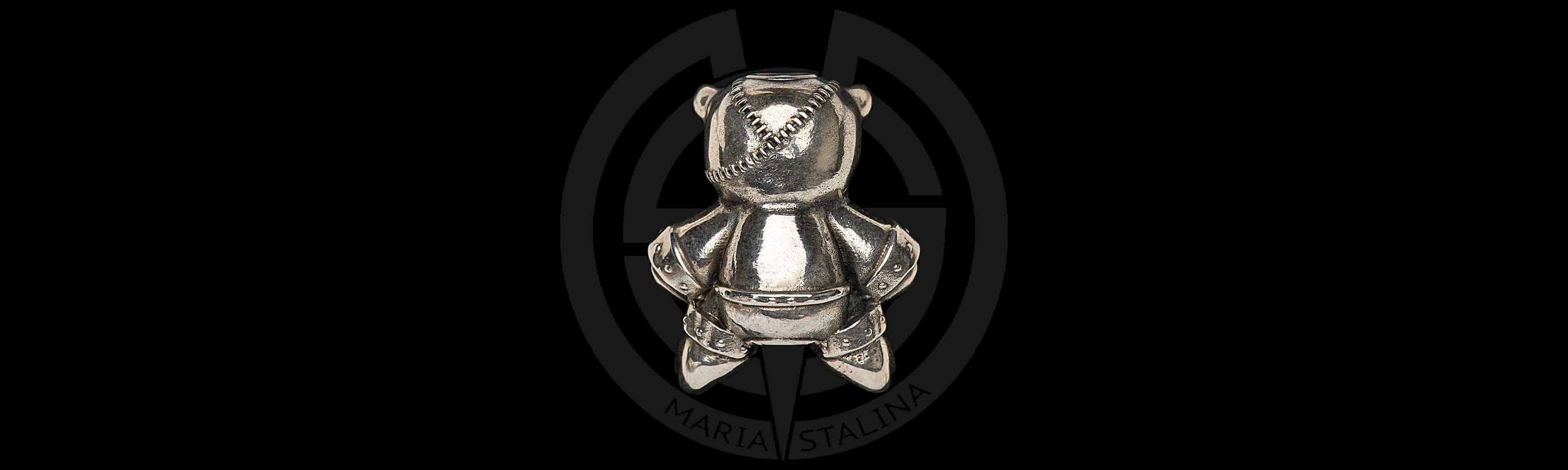 Bad Teddy подвеска (темлячная бусина) Streltsov P&A_1