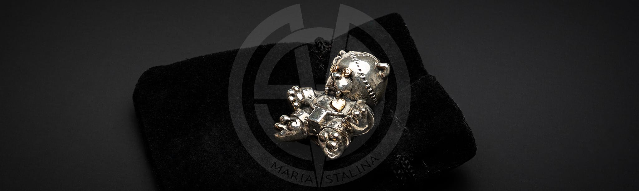 Bad Teddy подвеска (темлячная бусина) Streltsov P&A_4