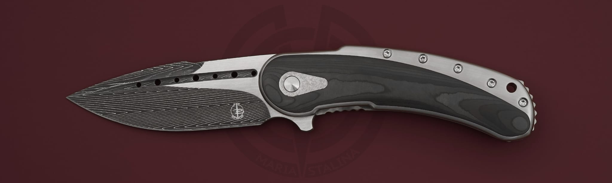 Begg Knives Bodega Herringbone CF