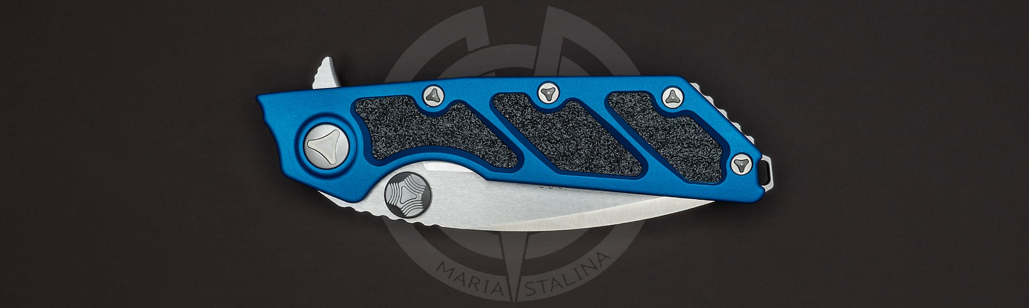 Microtech нож D.O.C. Blue_4