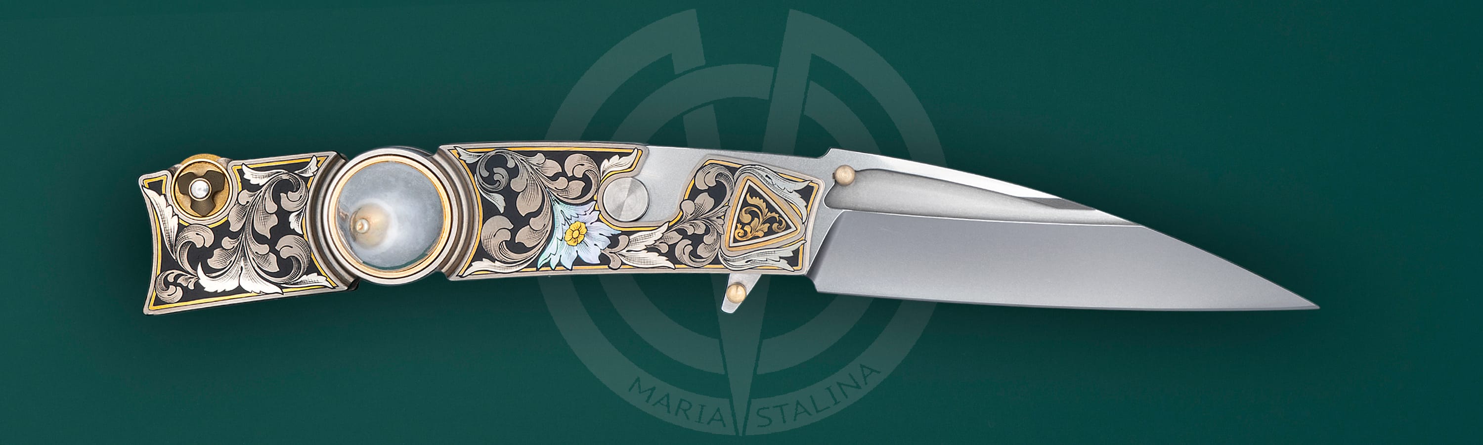The knife Candiru Siska mother-of-pearl SiL Manufactory _1