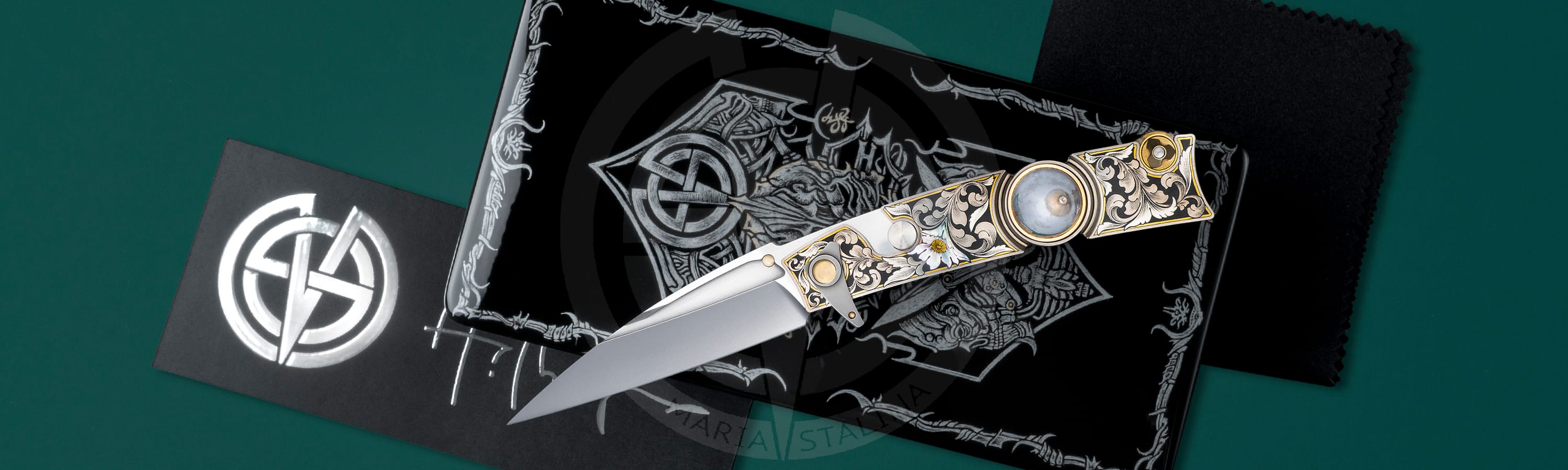 The knife Candiru Siska mother-of-pearl SiL Manufactory _6