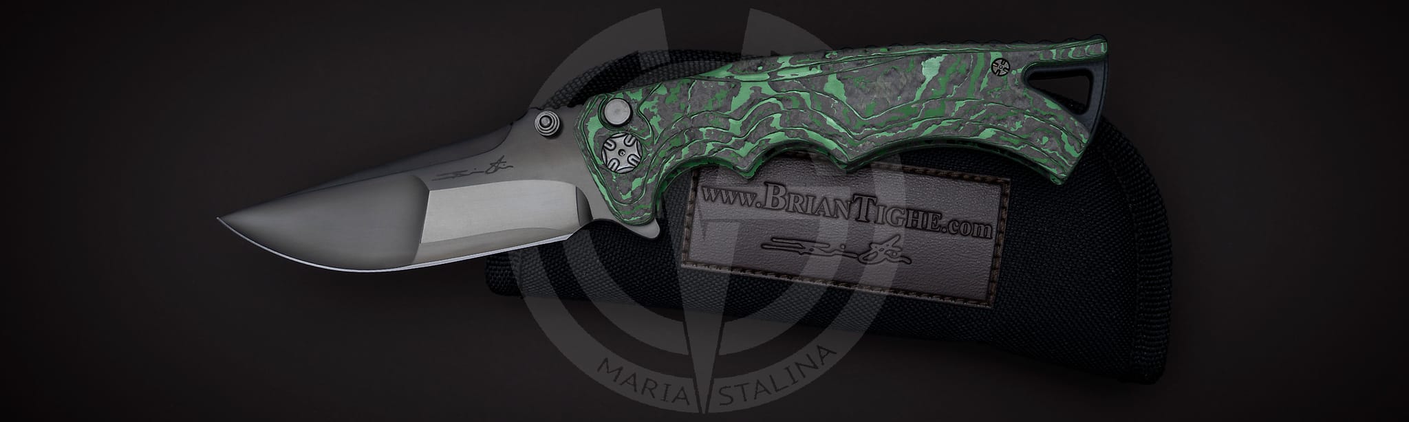 Brian Tighe Fighter San Mai Green_6 Brian Tighe Fighter San Mai Green_6