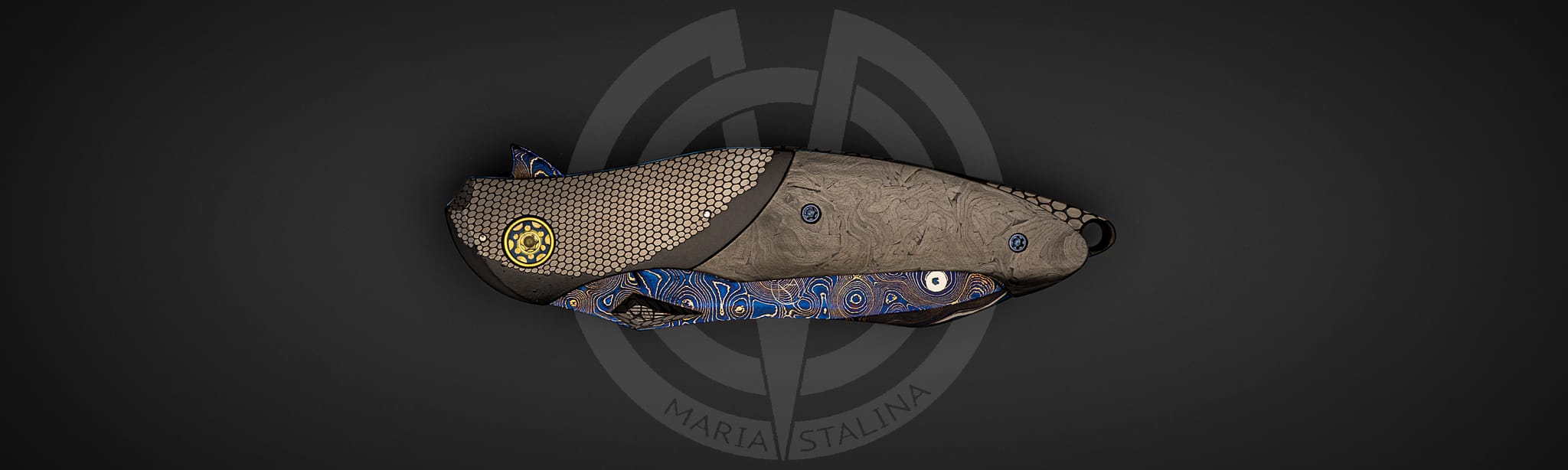 Peter Martin нож Nebula custom flipper_4