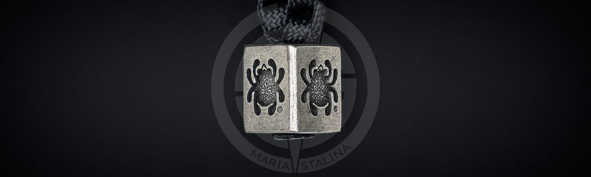 Темлячная бусина Spyderco Pewter Spyder Bead