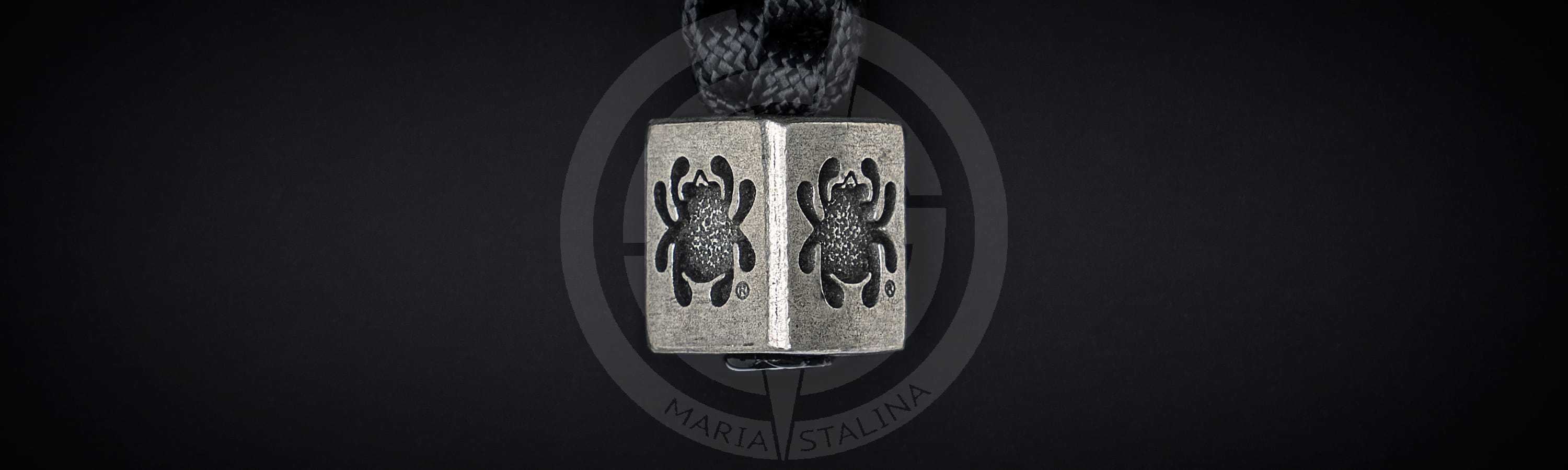 Темлячная бусина Spyderco Pewter Spyder Bead