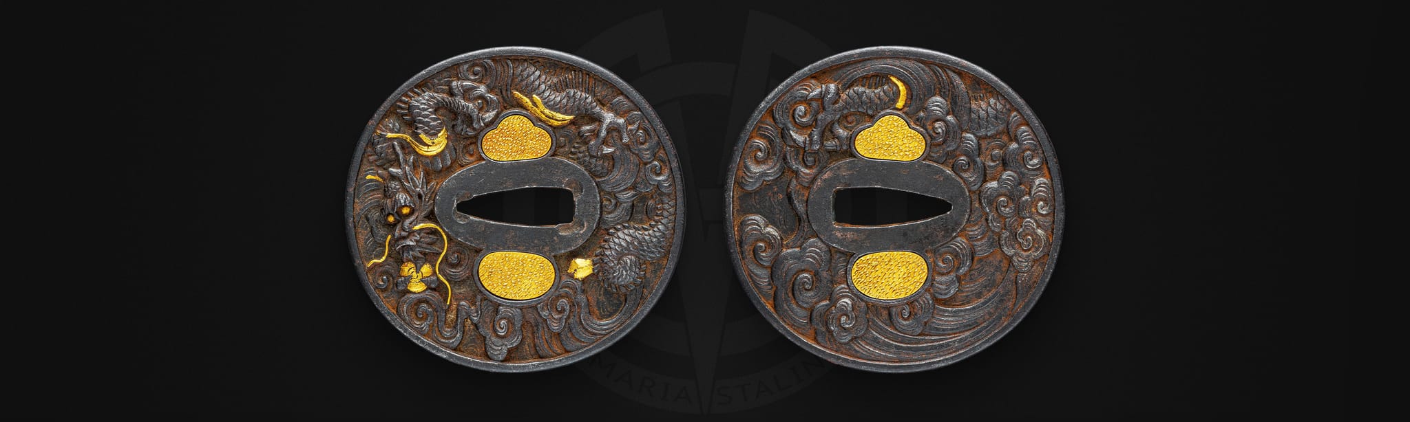 Katana tsuba with NBTHK certification