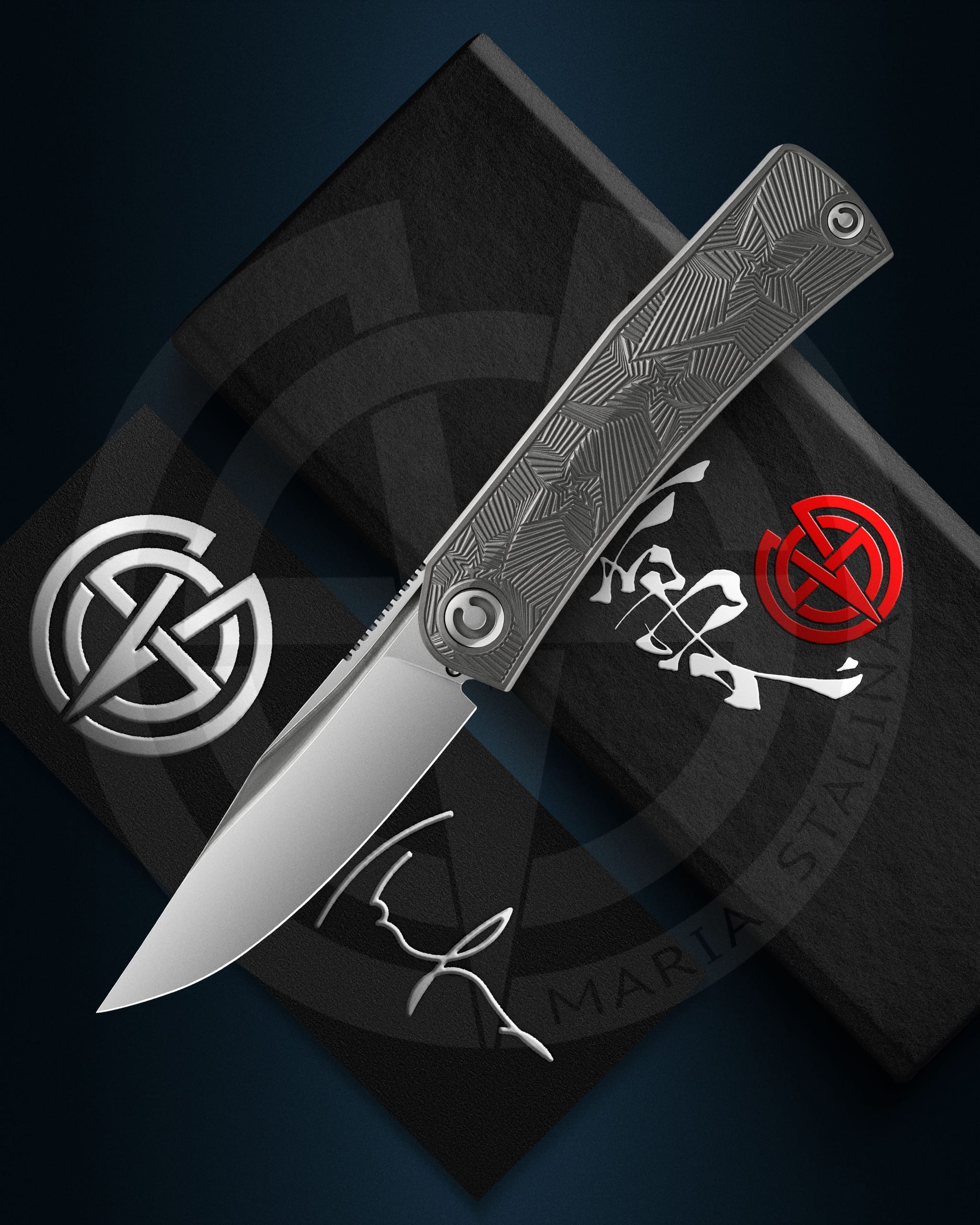 ocket Hero knife with accessories, pouch, certificate, microfiber cloth