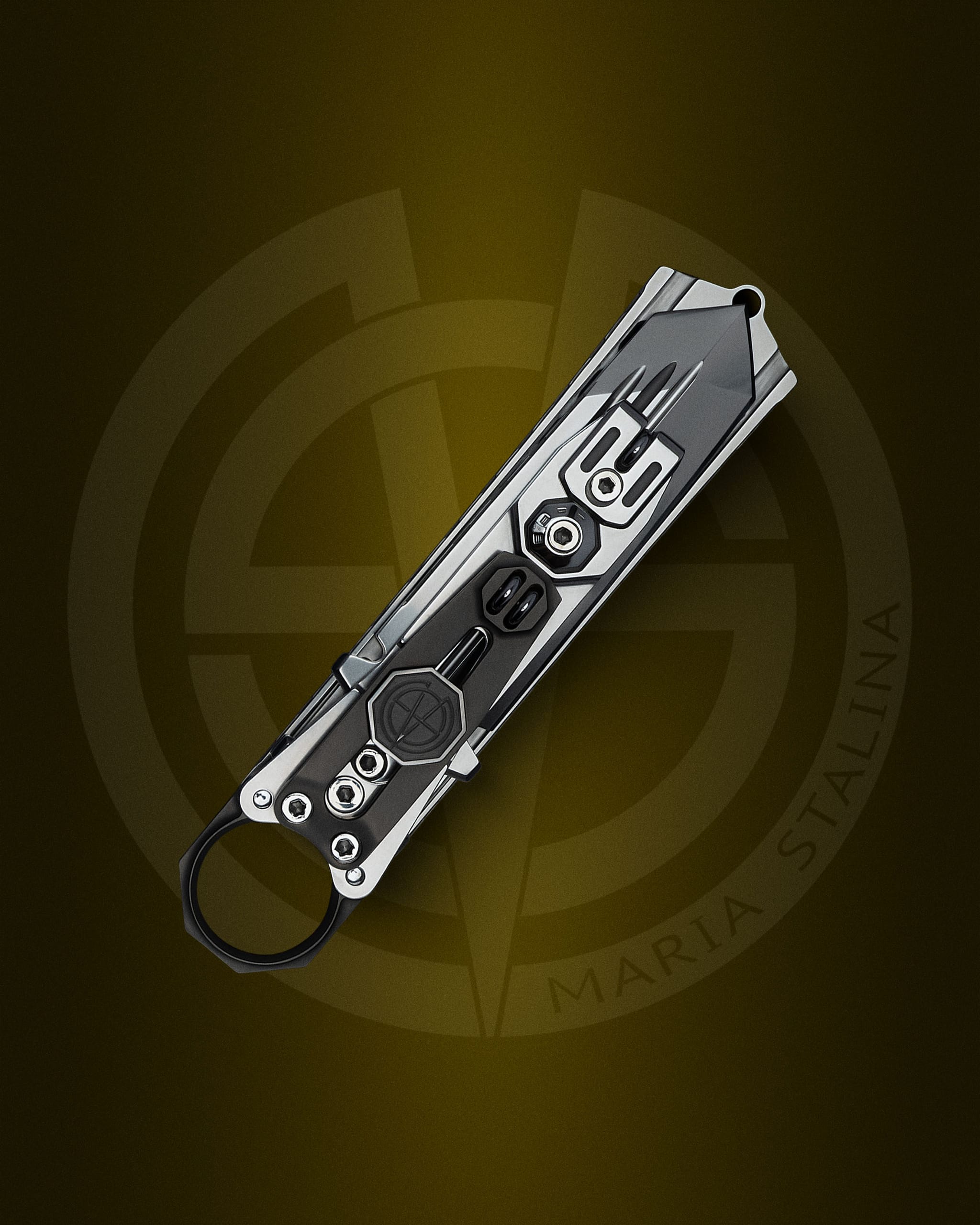 The knife Cyrax Run 1 V.2.0 1/8 SiL Manufactory_5