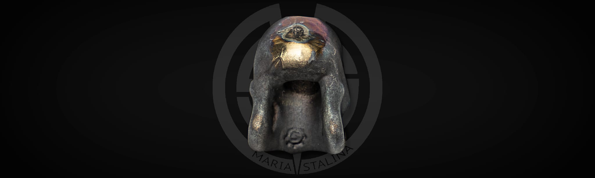 Темлячная бусина Starlingear MF кобальт 4121_1