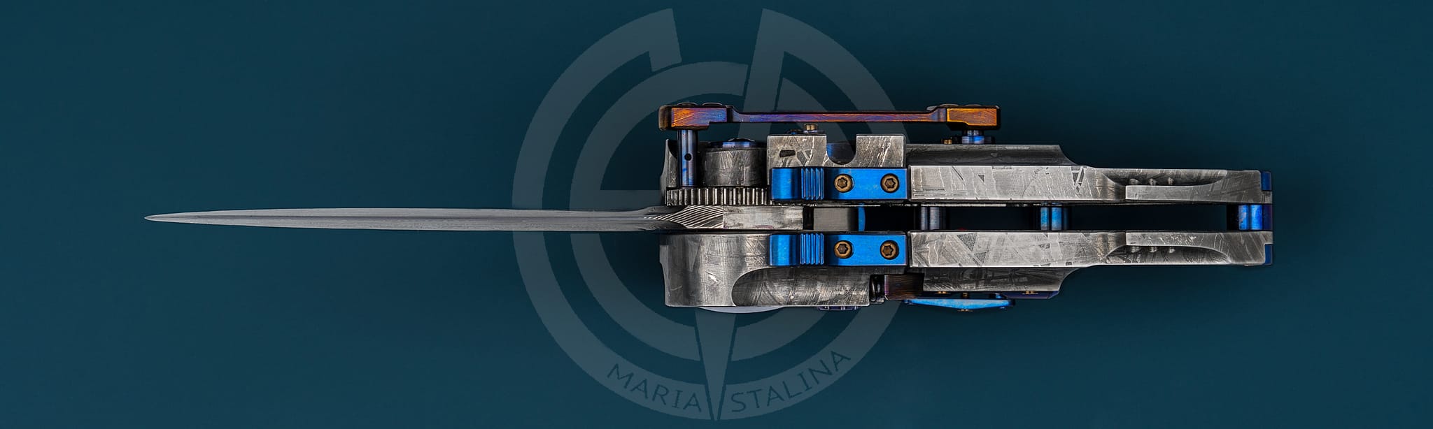 Stefan Steigerwald нож Steampunk Spall Electra_2