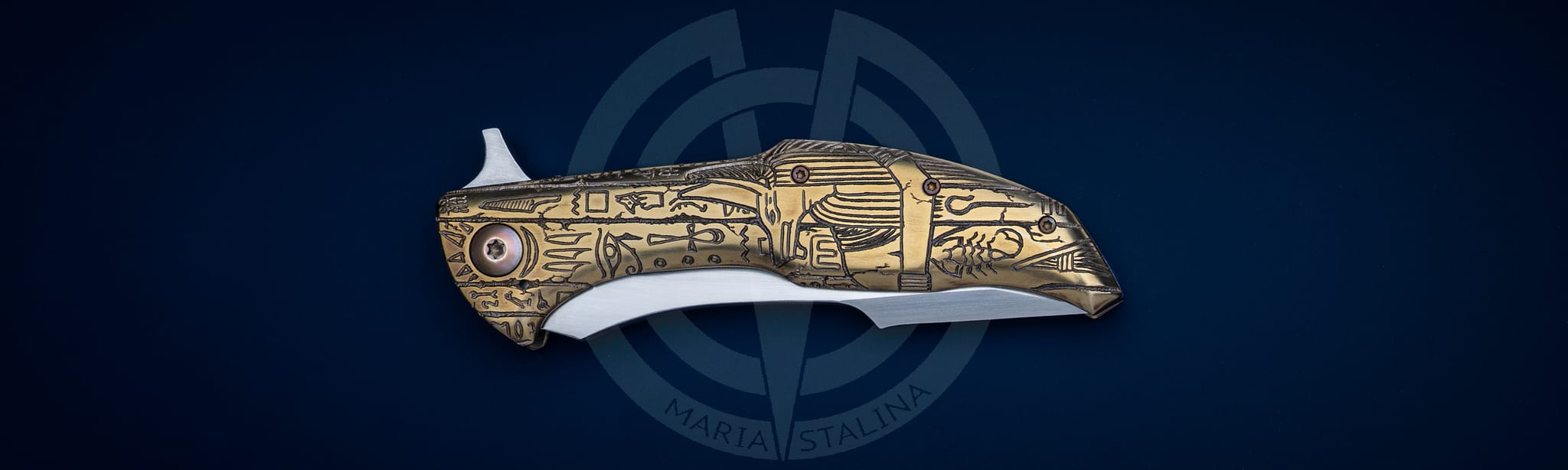 Alan Folts нож Hieroglyph_4
