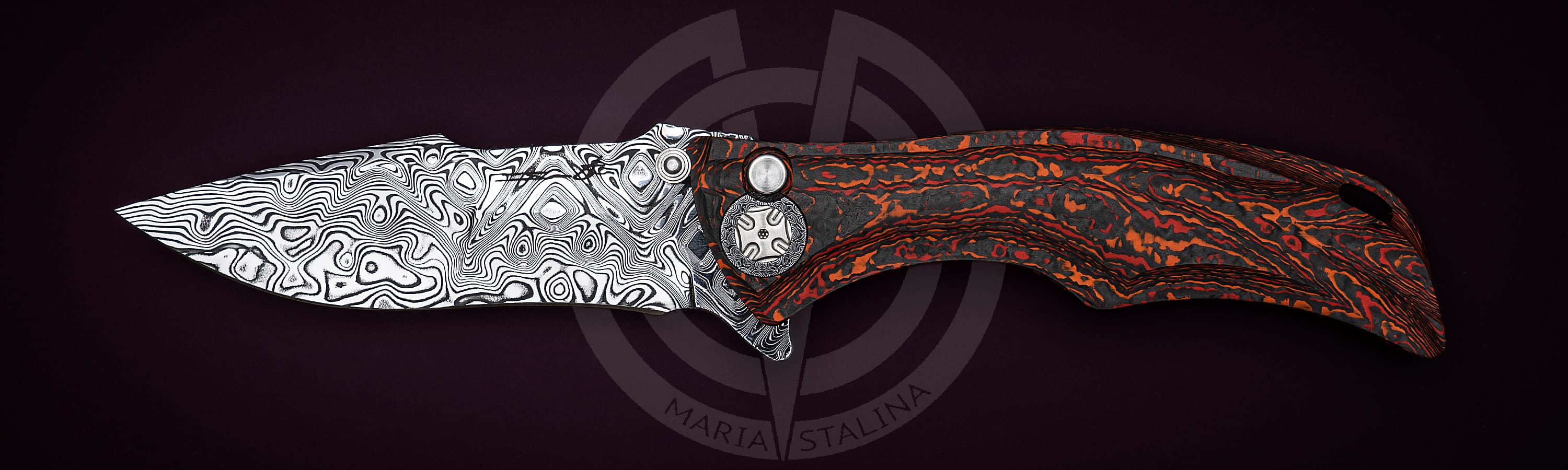 Brian Tighe нож Down Integral Red