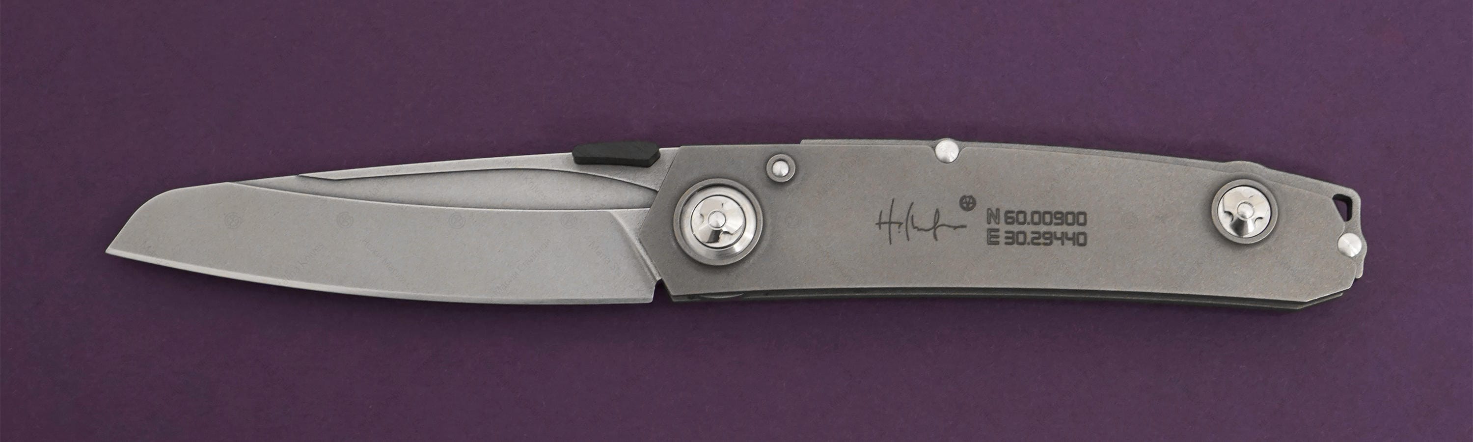 The knife Tachycardia Titanium SiL Manufactory