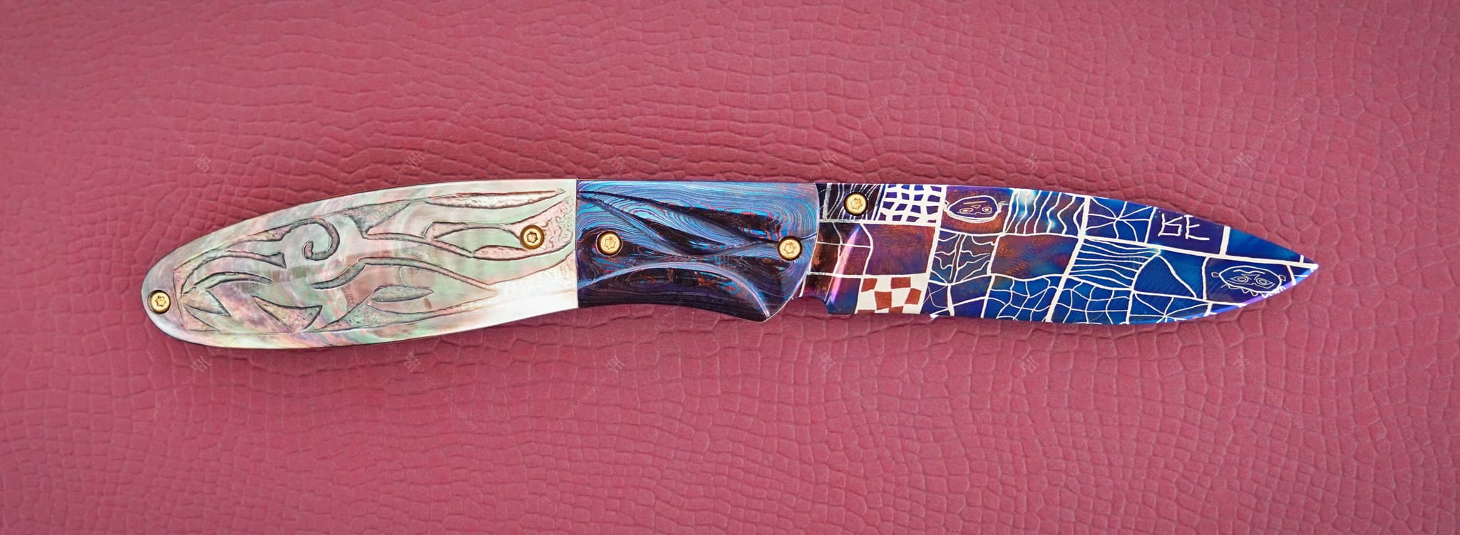 CK нож Mosaic Damascus_1