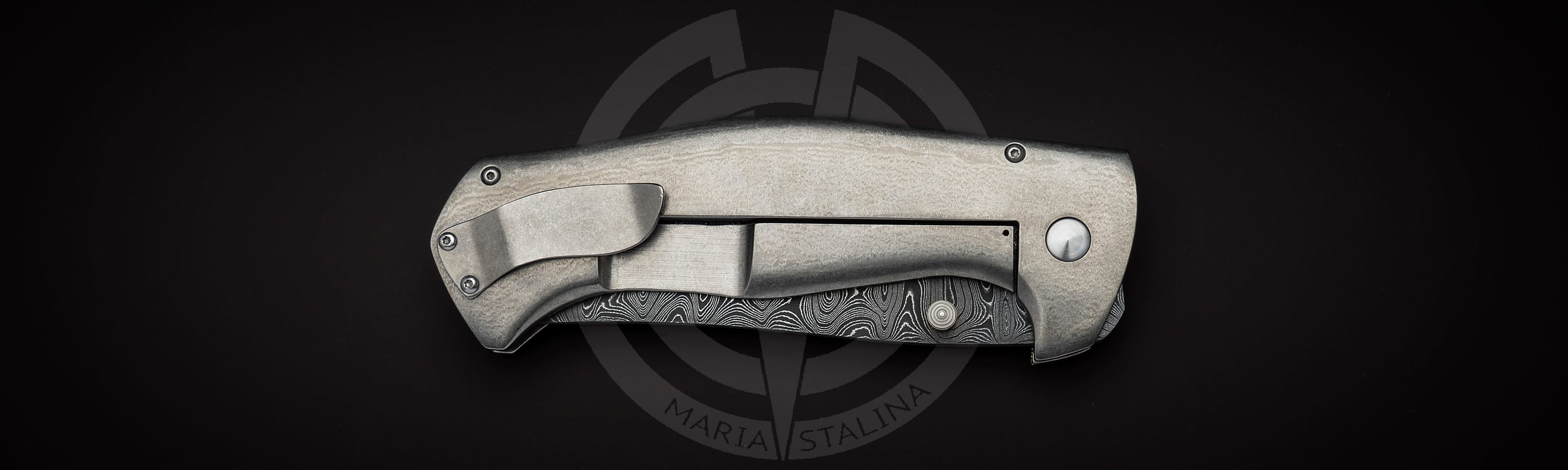 Les George нож Hydra XL Damascus_5